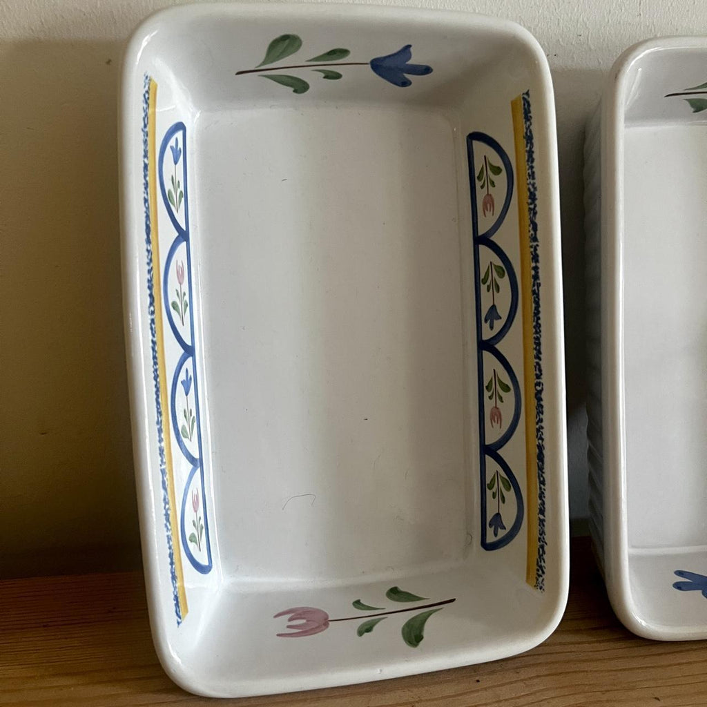 White and Multi Dinnerware