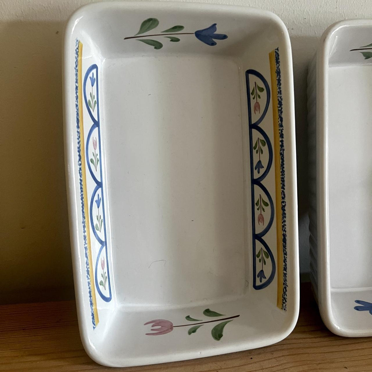 White and Multi Dinnerware