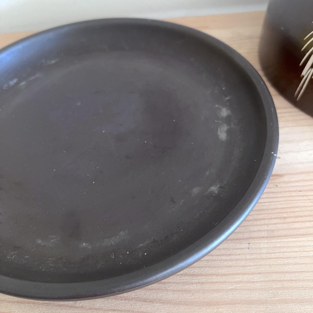 1970s Brown Stoneware Cheese Cloche