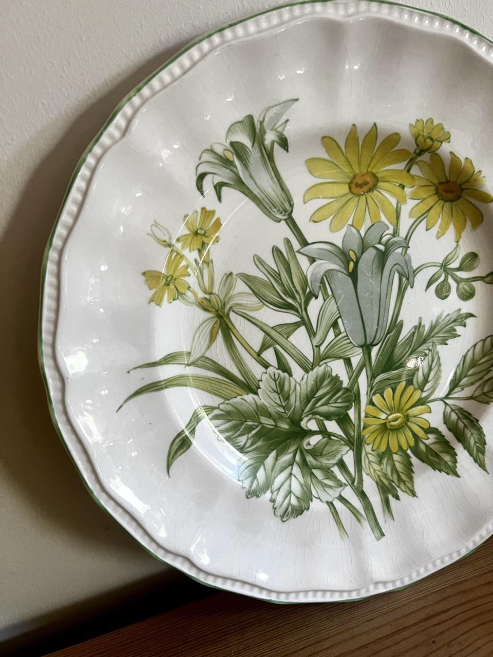 💛 Vintage Kensington Butterfield Ironstone Plate