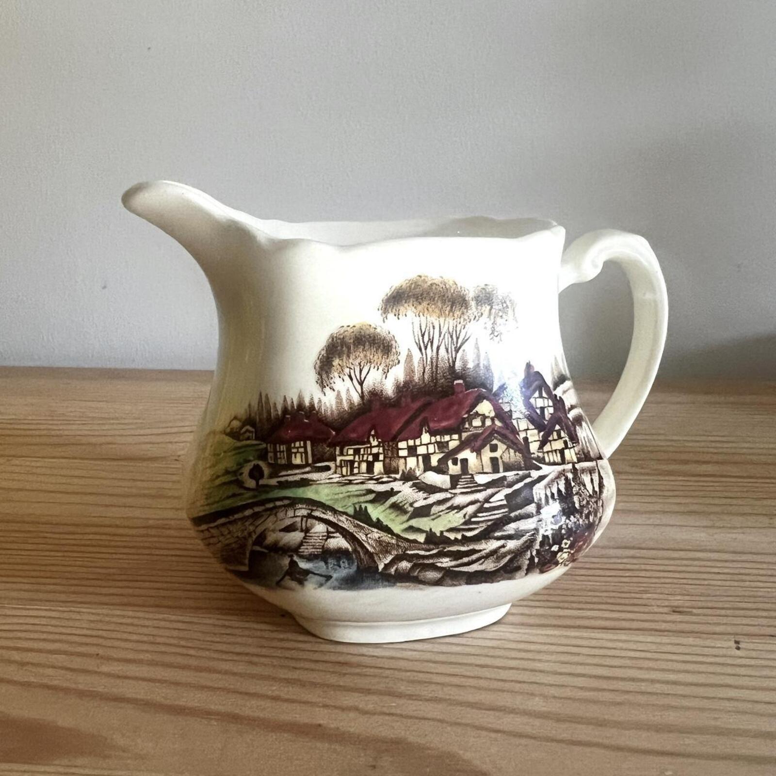 Vintage Royal Pottery Staffordshire Creamer Jug
