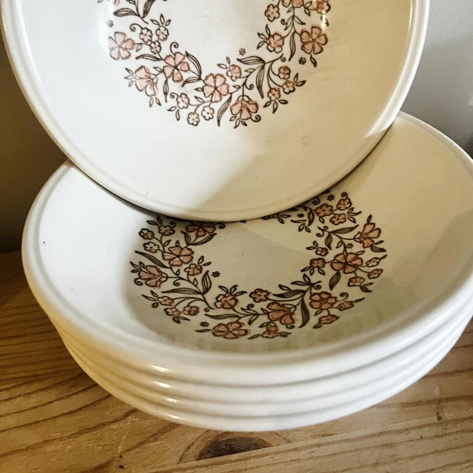 Vintage Biltons Staffordshire Floral Dessert Bowls
