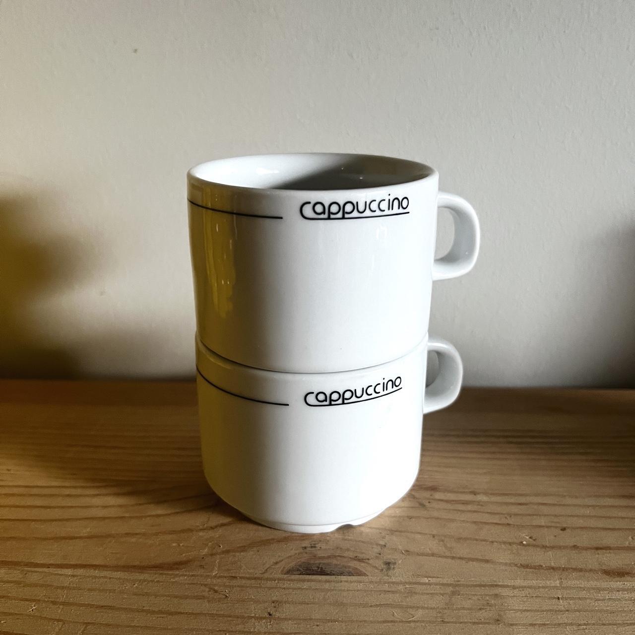 ☕️ Y2K Stackable Cappuccino Mugs (Pair)