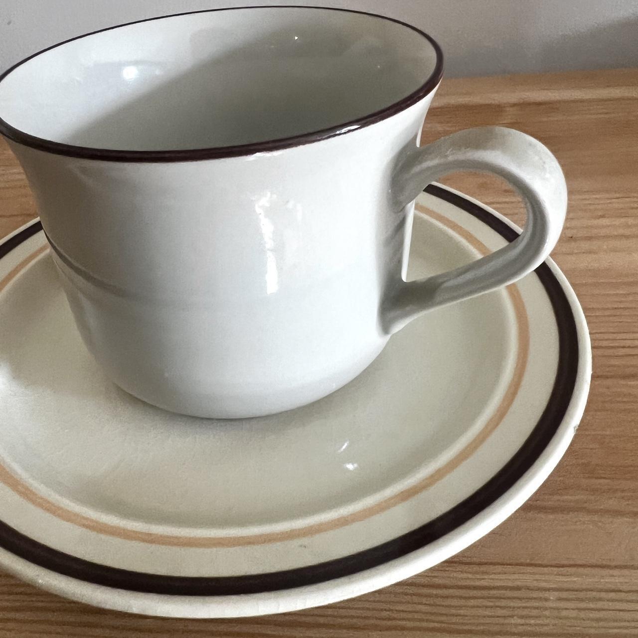 Vintage Japanese Stoneware Coffee Set | Service for 4