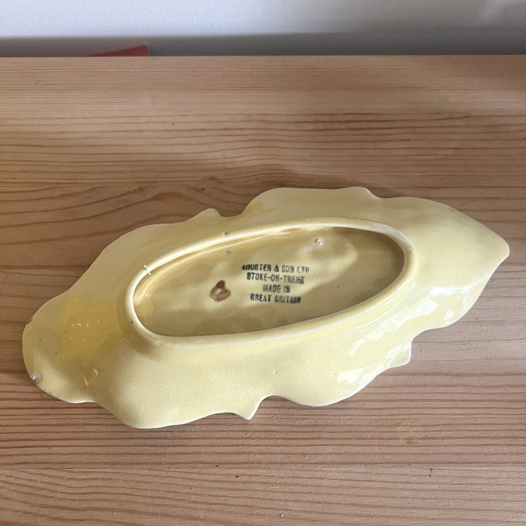 Vintage Shorter & Son Leaf Dish | Made in England