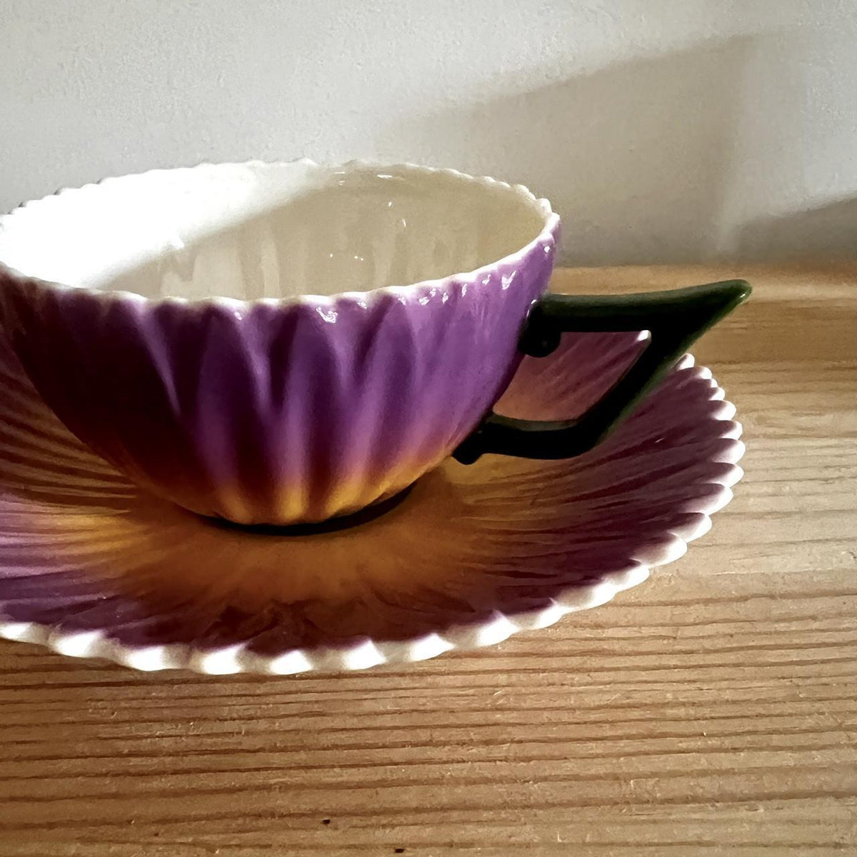 A lovely floral teacup and saucer from the Conservatory Collection by Two’s Company.