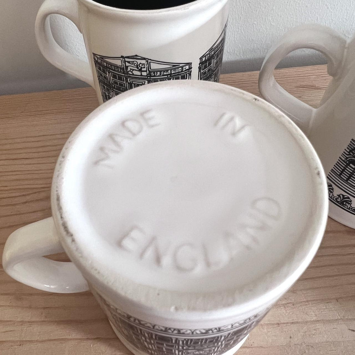 1970s Florence Architecture Mugs Set of 4
