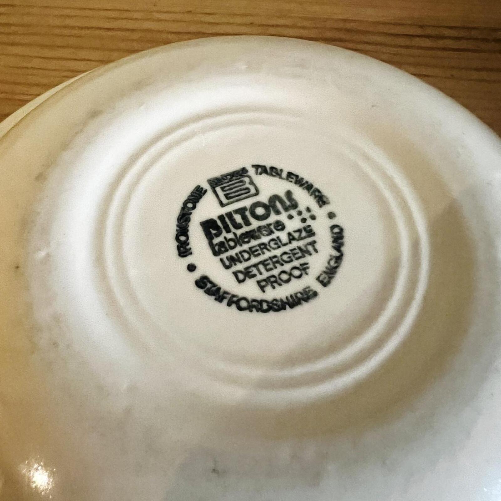 Vintage Biltons Staffordshire Floral Dessert Bowls