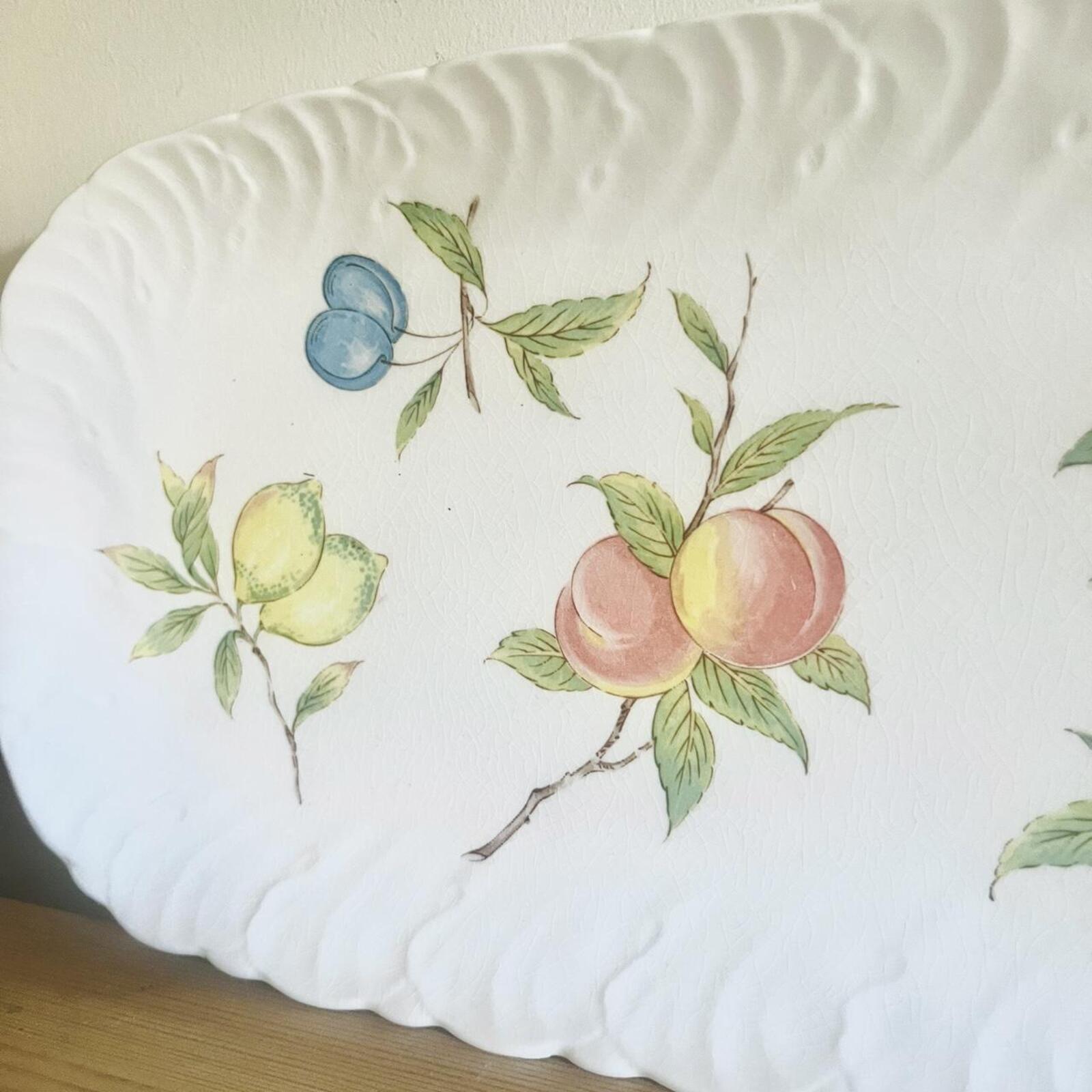 Vintage Akura Fruit Shower Serving Platter | Made in Japan