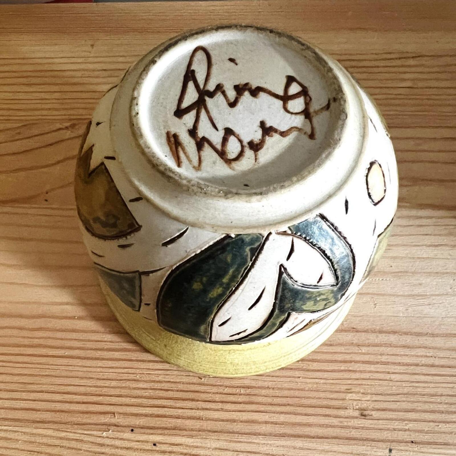 Vintage Studio Pottery Lidded Pot