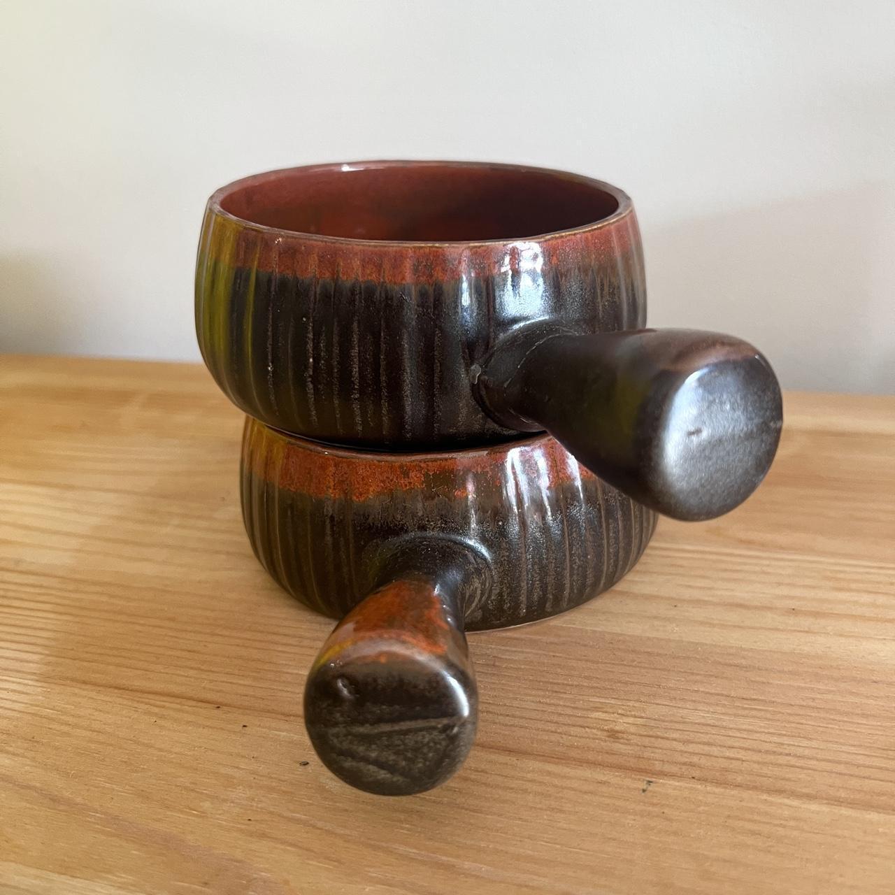 Vintage Japanese Ovenproof Stoneware Soup Bowls