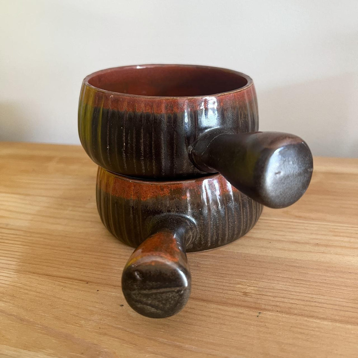 Japanese oven proof stoneware soup bowls 🍂