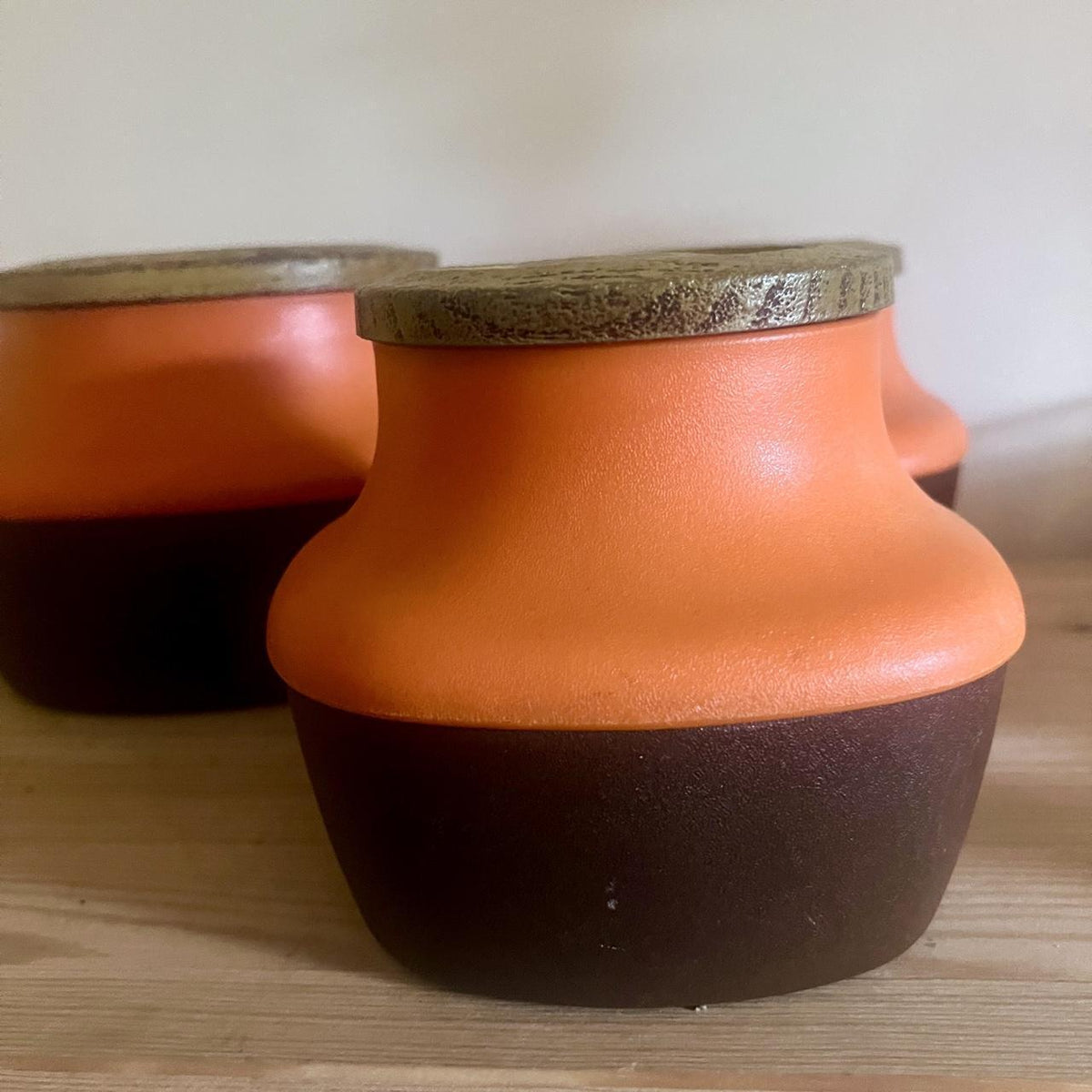 1960s–70s B.X. Plastics Capri Canister Set