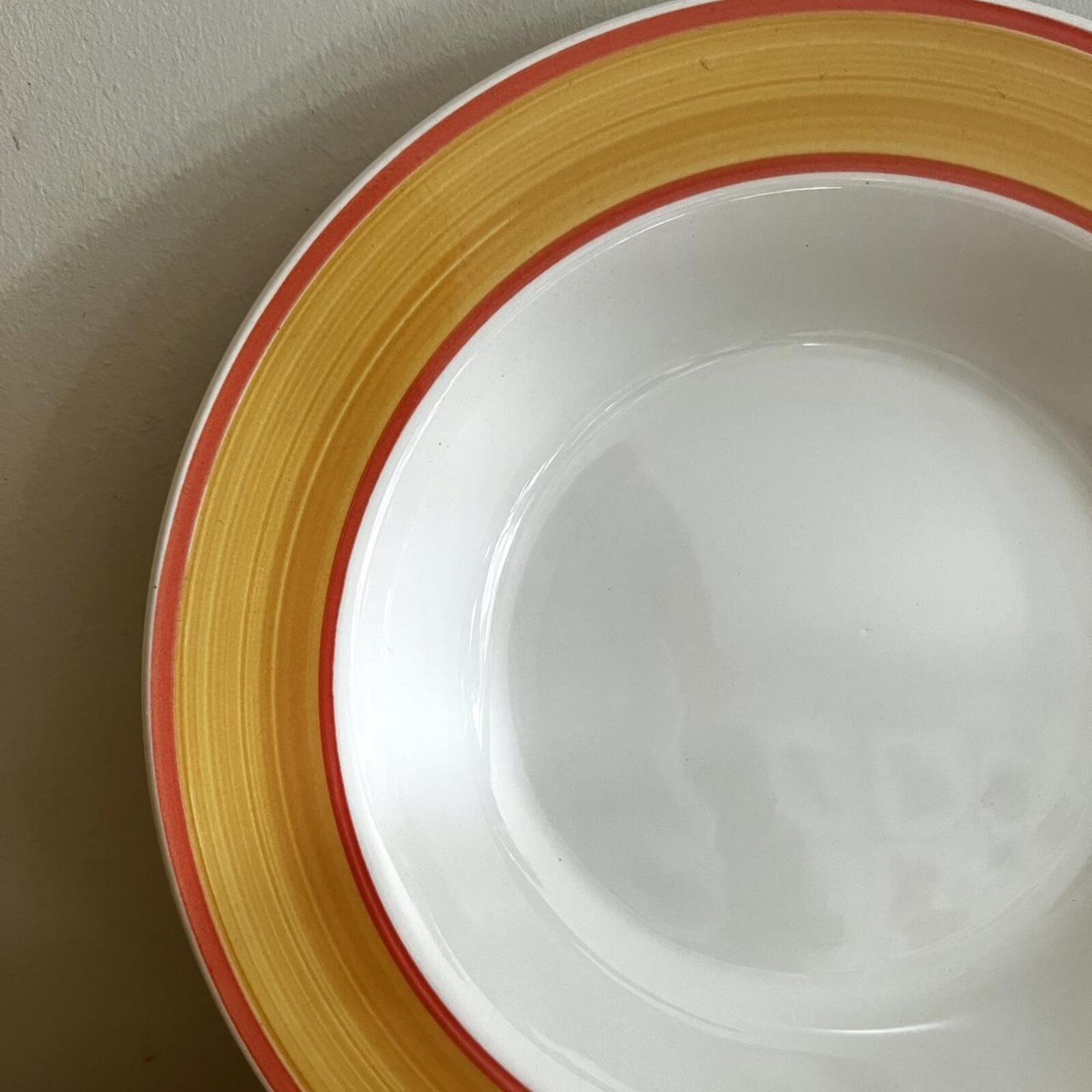 Vintage Italian Stoneware Bowls | Set of 5