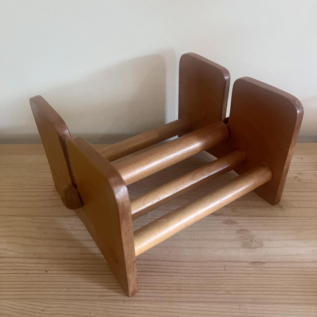 1970s Mid Century Wooden Napkin Holder