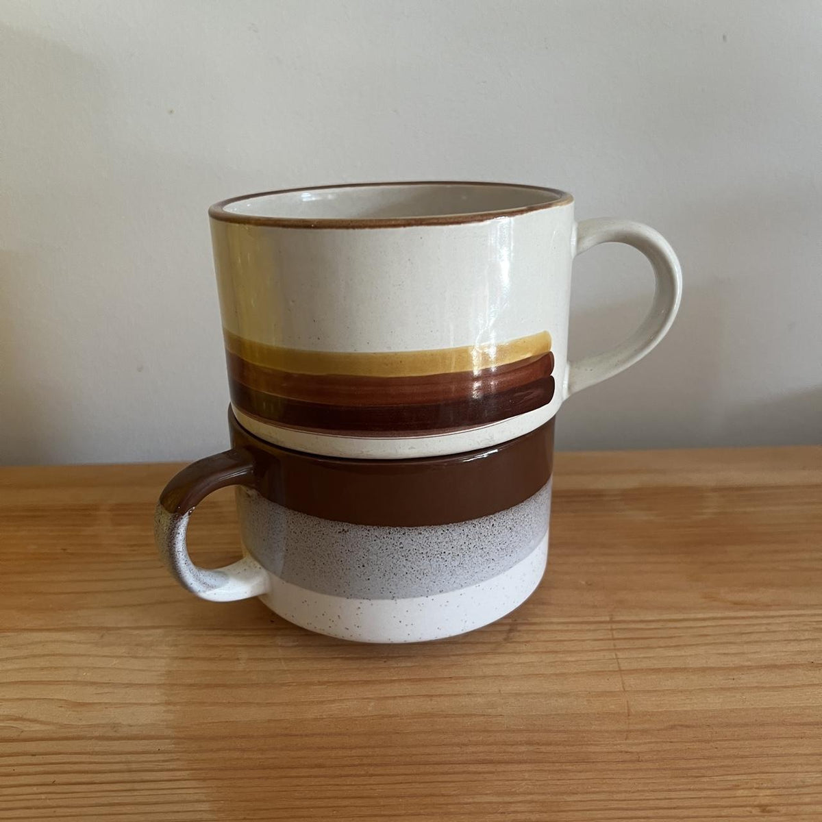 stoneware mug duo 🤎