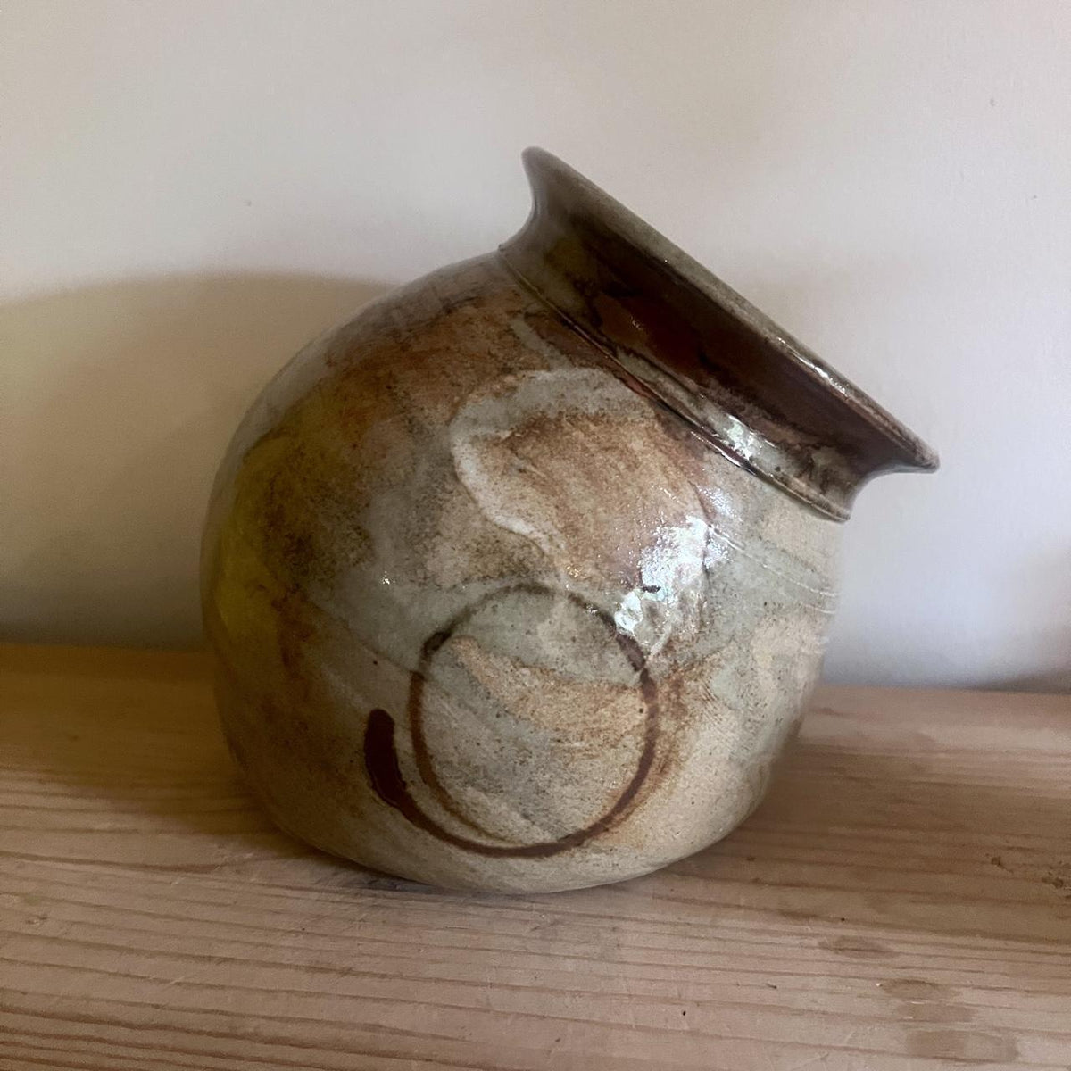 1970s–80s Studio Pottery Snail Salt Pig