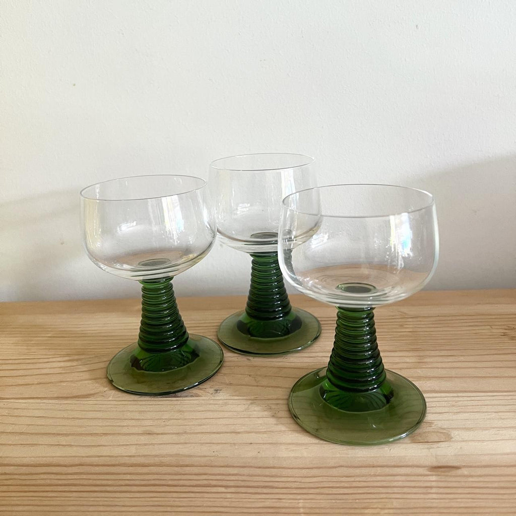 Luminarc France Green Stem Apéritif Glasses