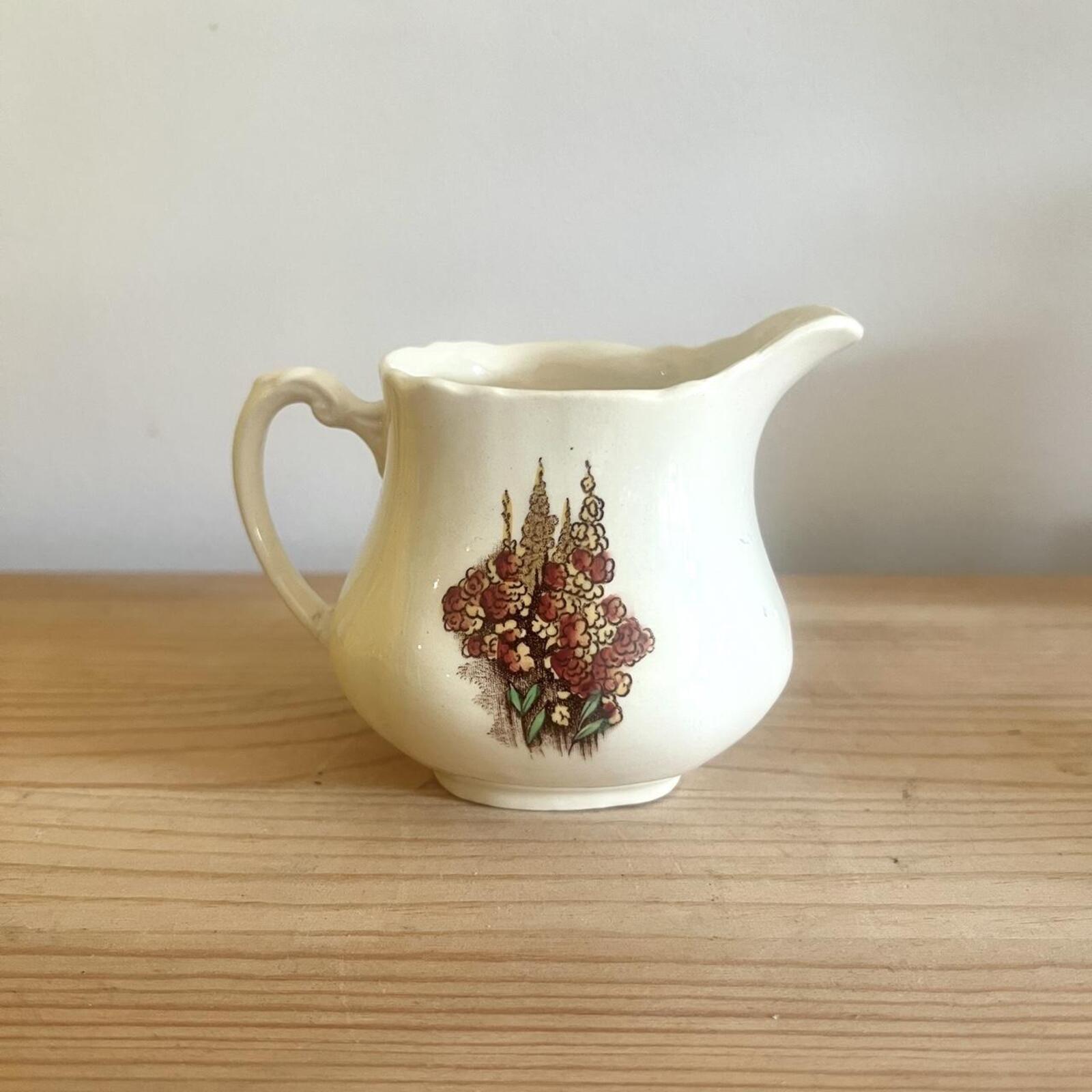 Vintage Royal Pottery Staffordshire Creamer Jug