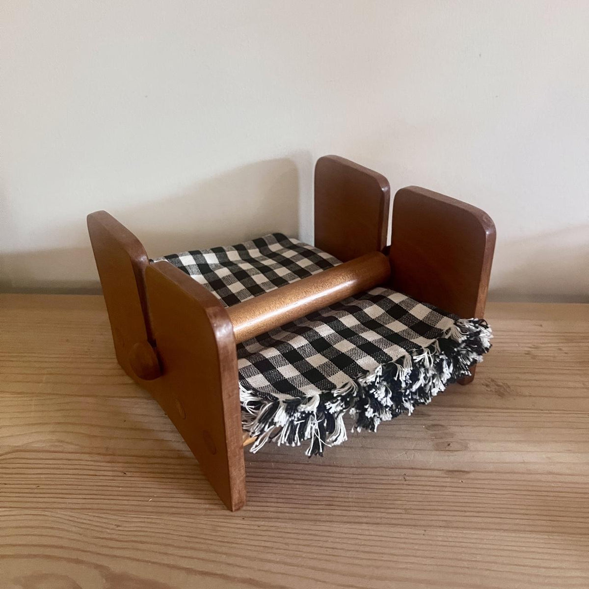 1970s Mid Century Wooden Napkin Holder