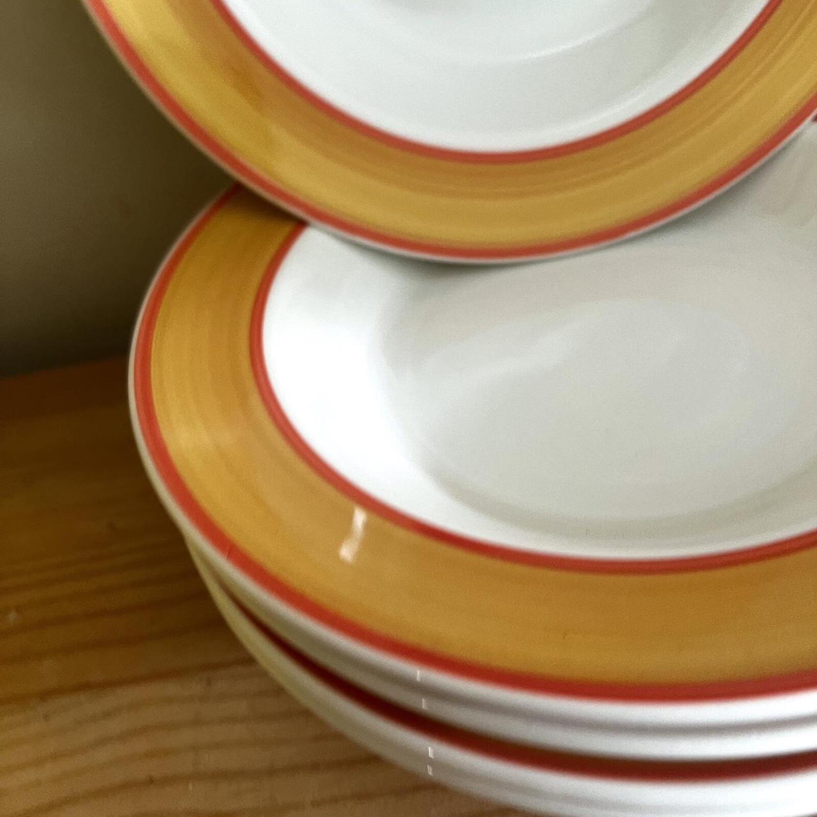Vintage Italian Stoneware Bowls | Set of 5