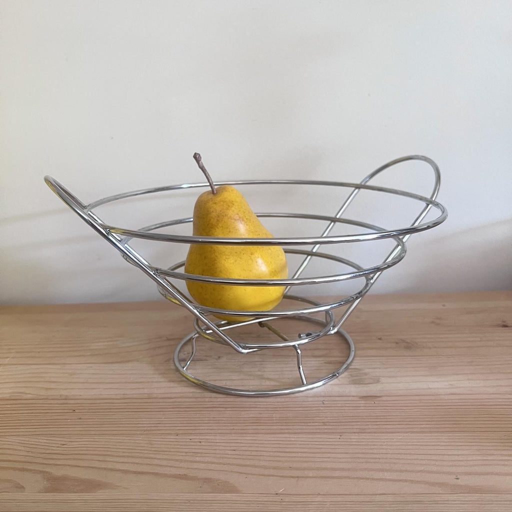 1970s Space Age Chrome Fruit Bowl