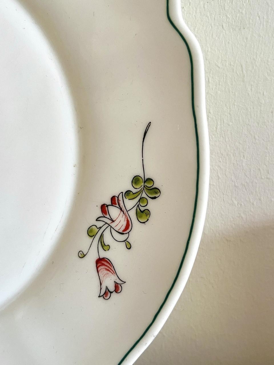 1970s Arcopal France Floral Plates