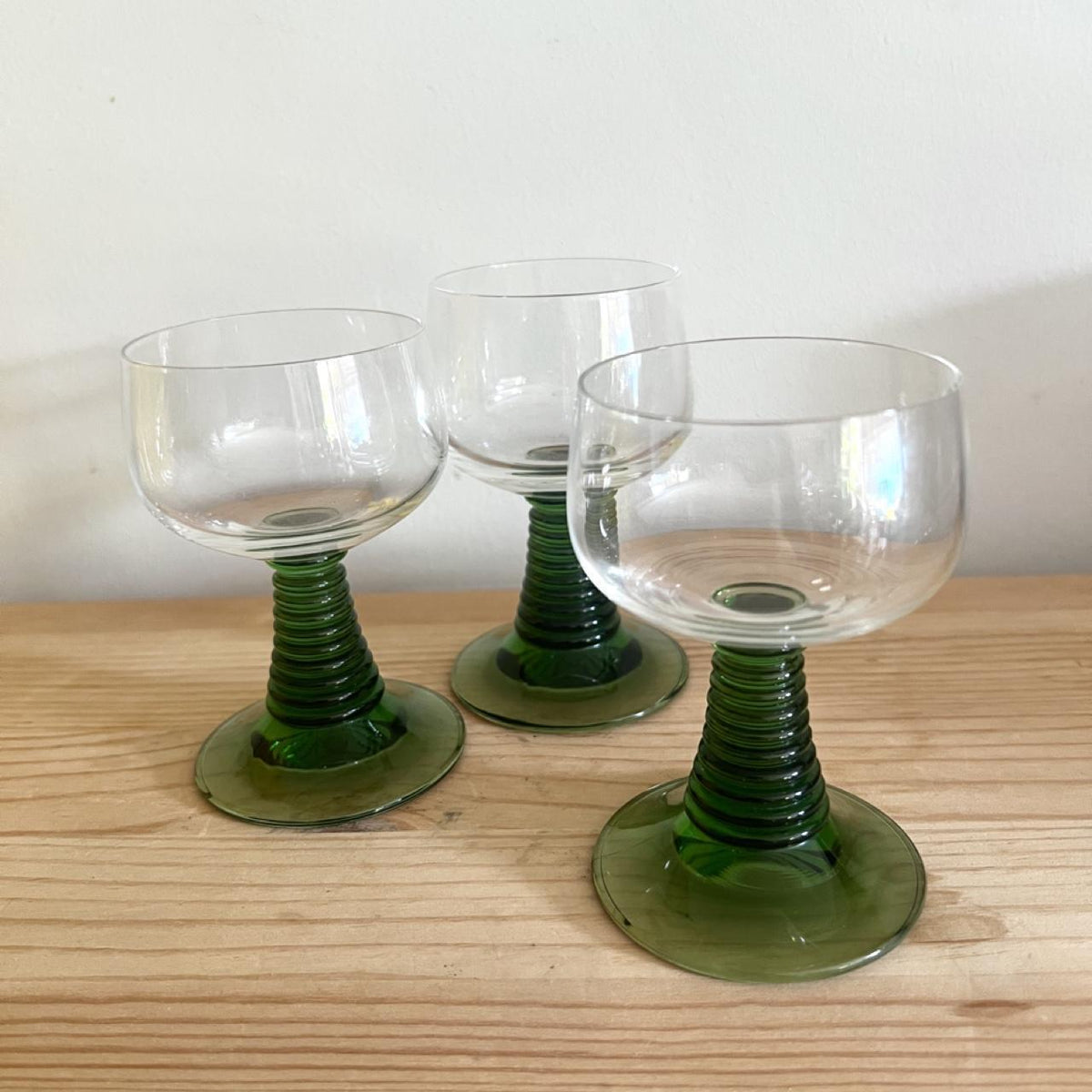Luminarc France Green Stem Apéritif Glasses