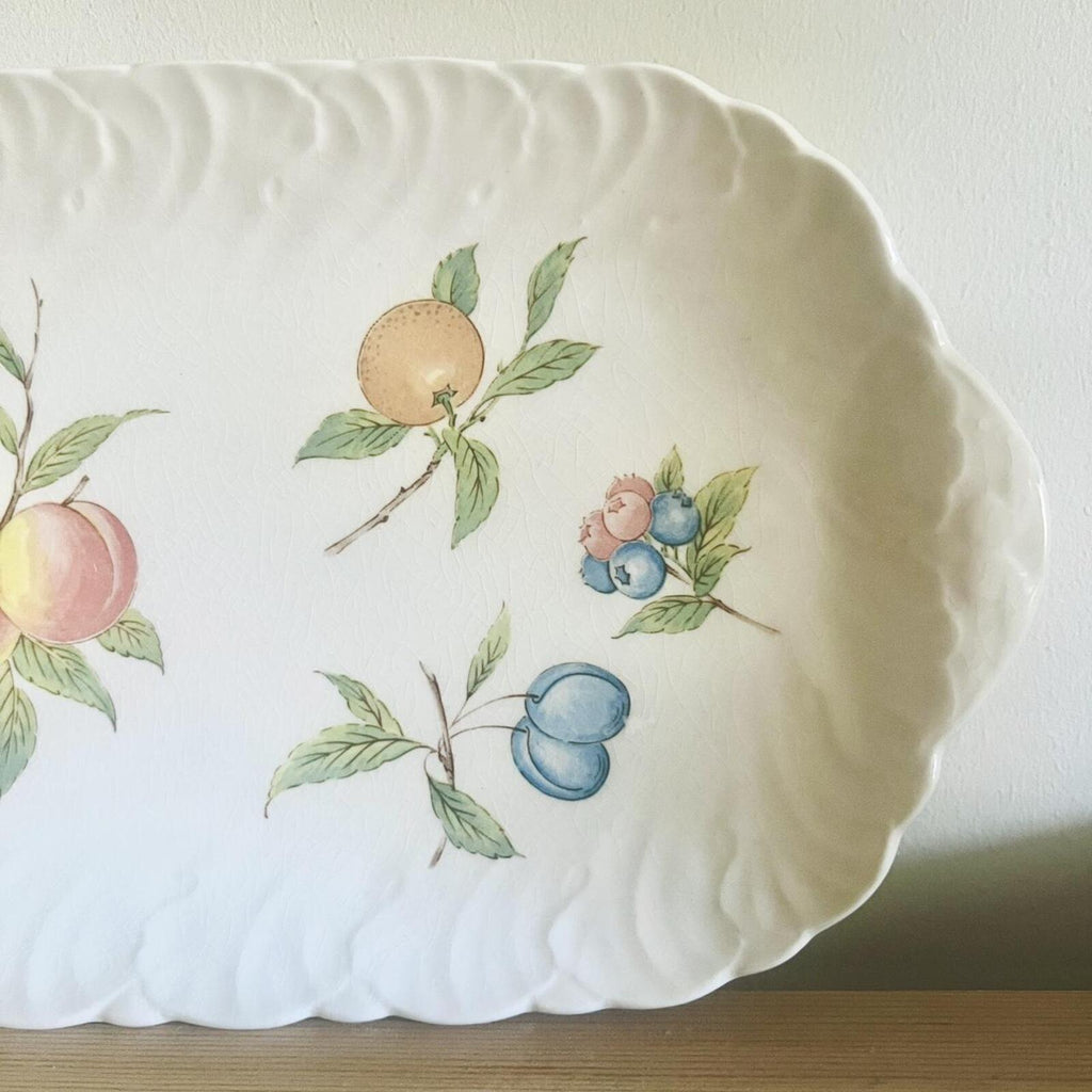 Vintage Akura Fruit Shower Serving Platter | Made in Japan