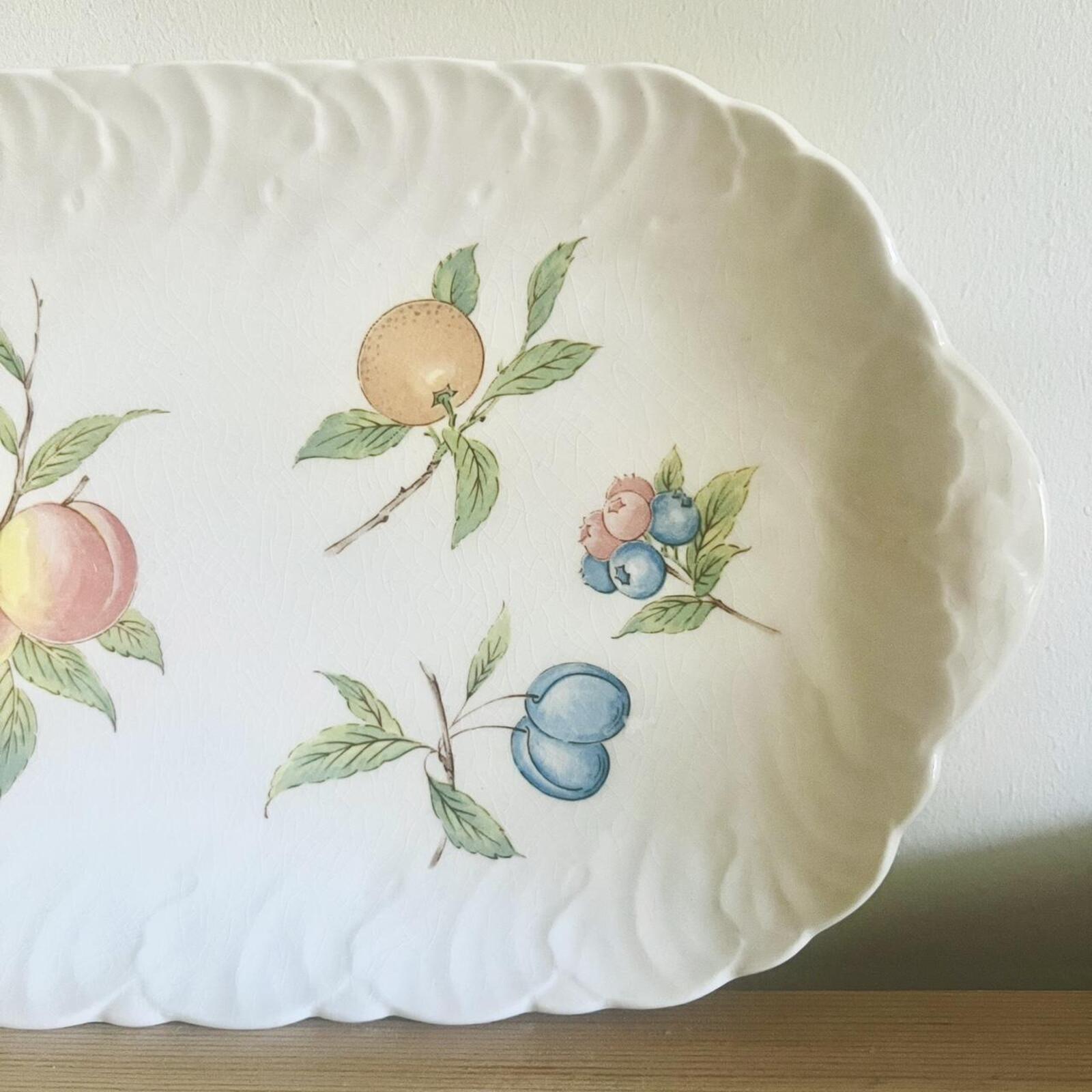 Vintage Akura Fruit Shower Serving Platter | Made in Japan