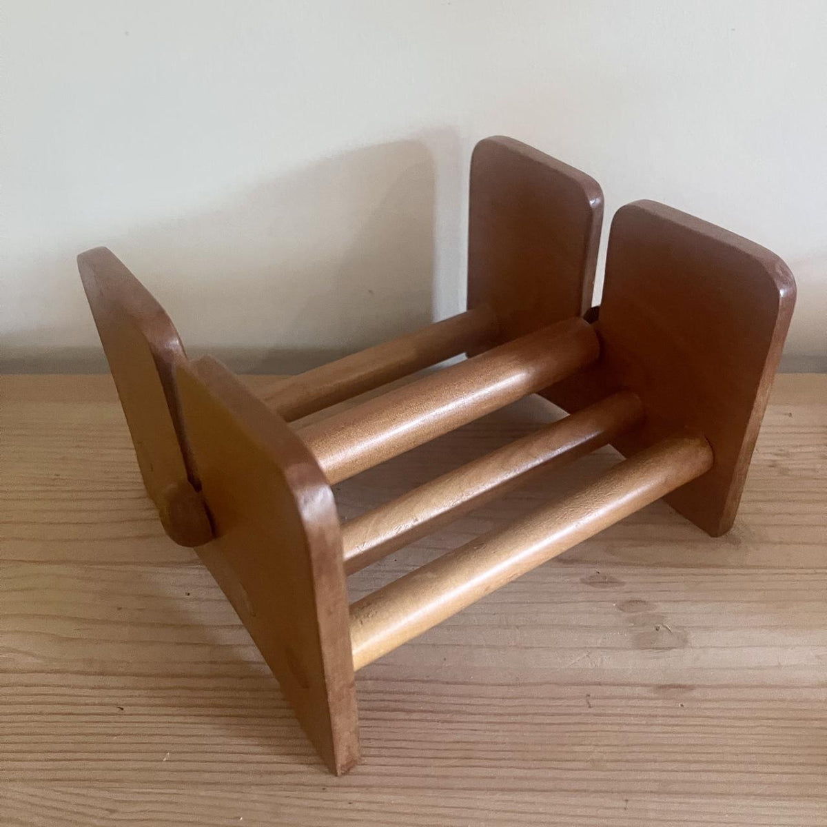 1970s Mid Century Wooden Napkin Holder