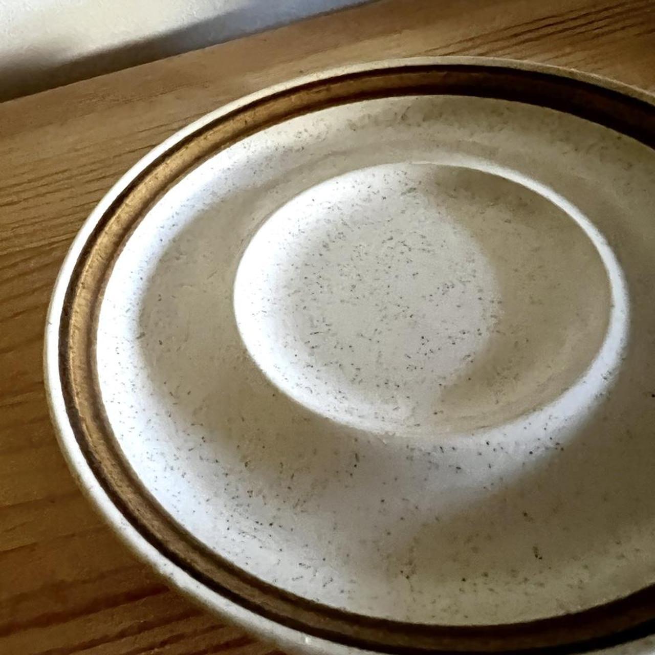 Vintage Country Manor J1000 Cups & Saucers | Made in Japan | 1970s Brown Stoneware Coffee Set | Pair of 2