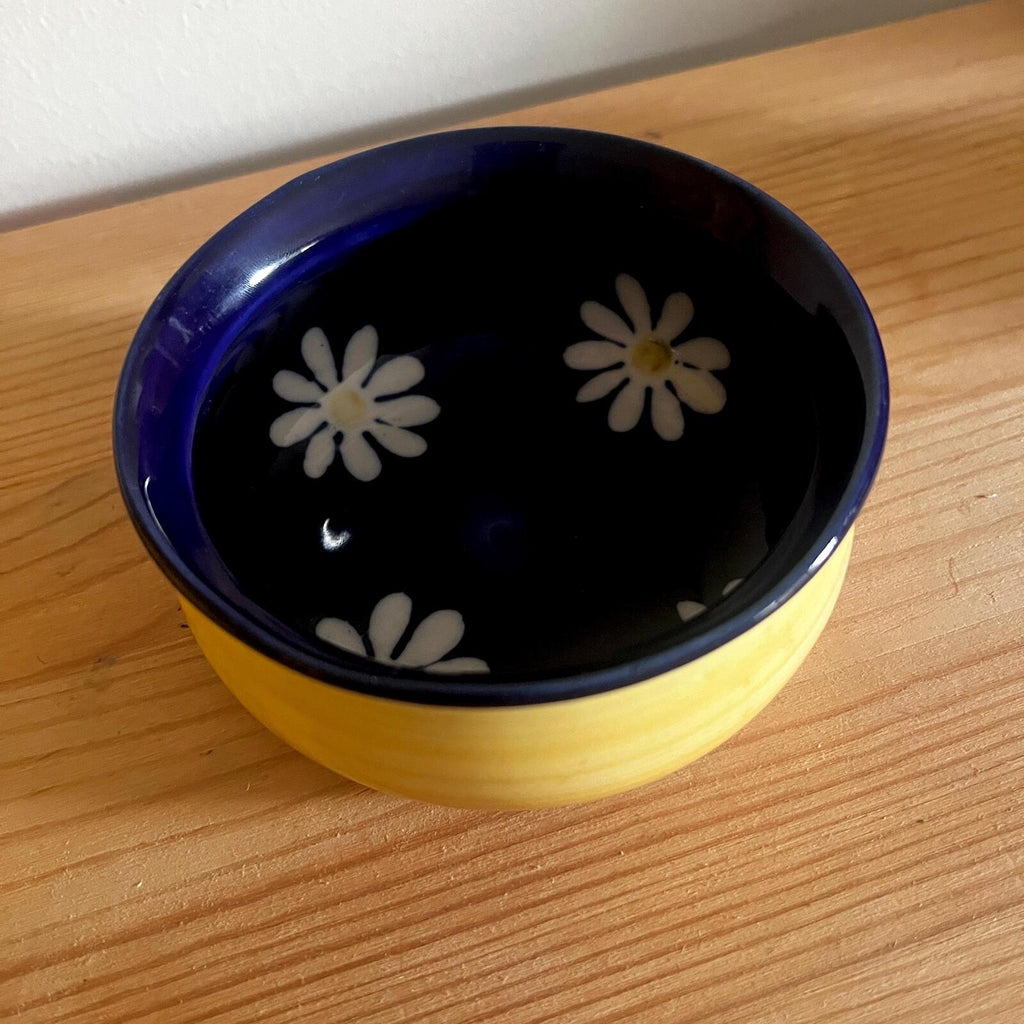 Vintage Christopher Vine Daisy Serving Plate & Bowl Set | Australian Pottery