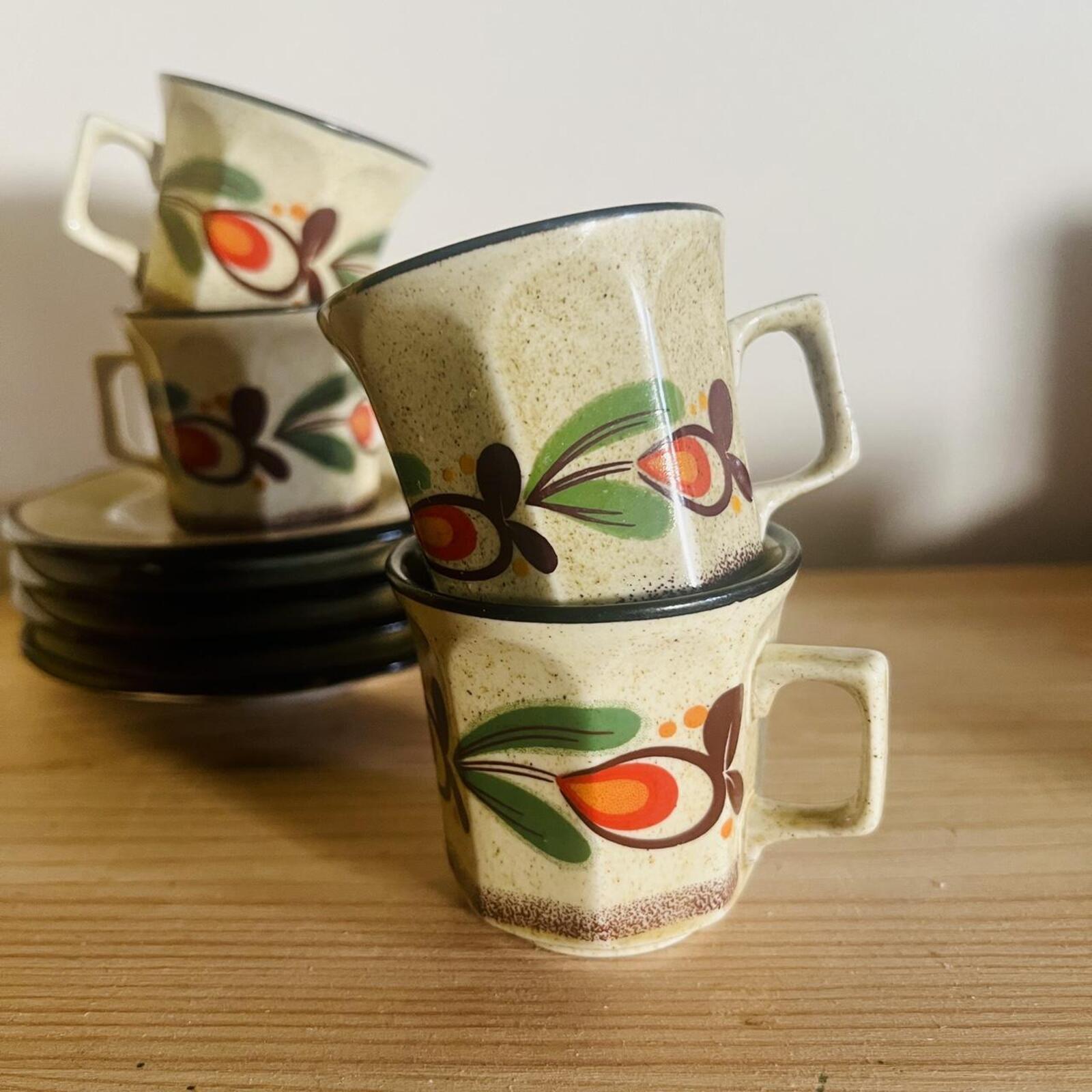 Vintage CIPI Portofino Espresso Cups | Set of 4