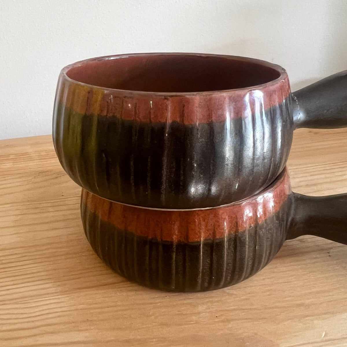 Japanese oven proof stoneware soup bowls 🍂