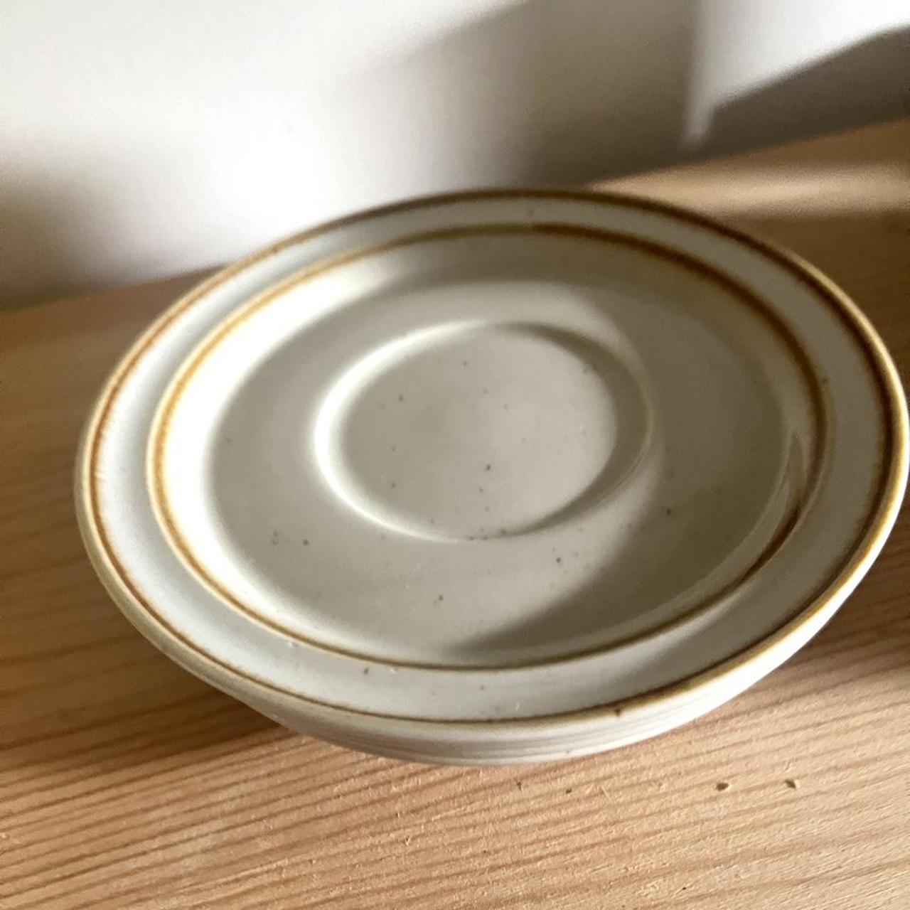 Vintage Rainbow Stoneware Capri Soup Cup & Saucer