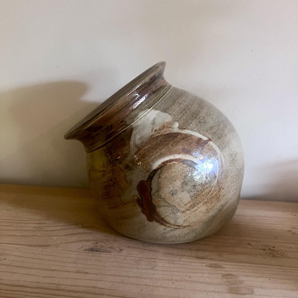 1970s–80s Studio Pottery Snail Salt Pig