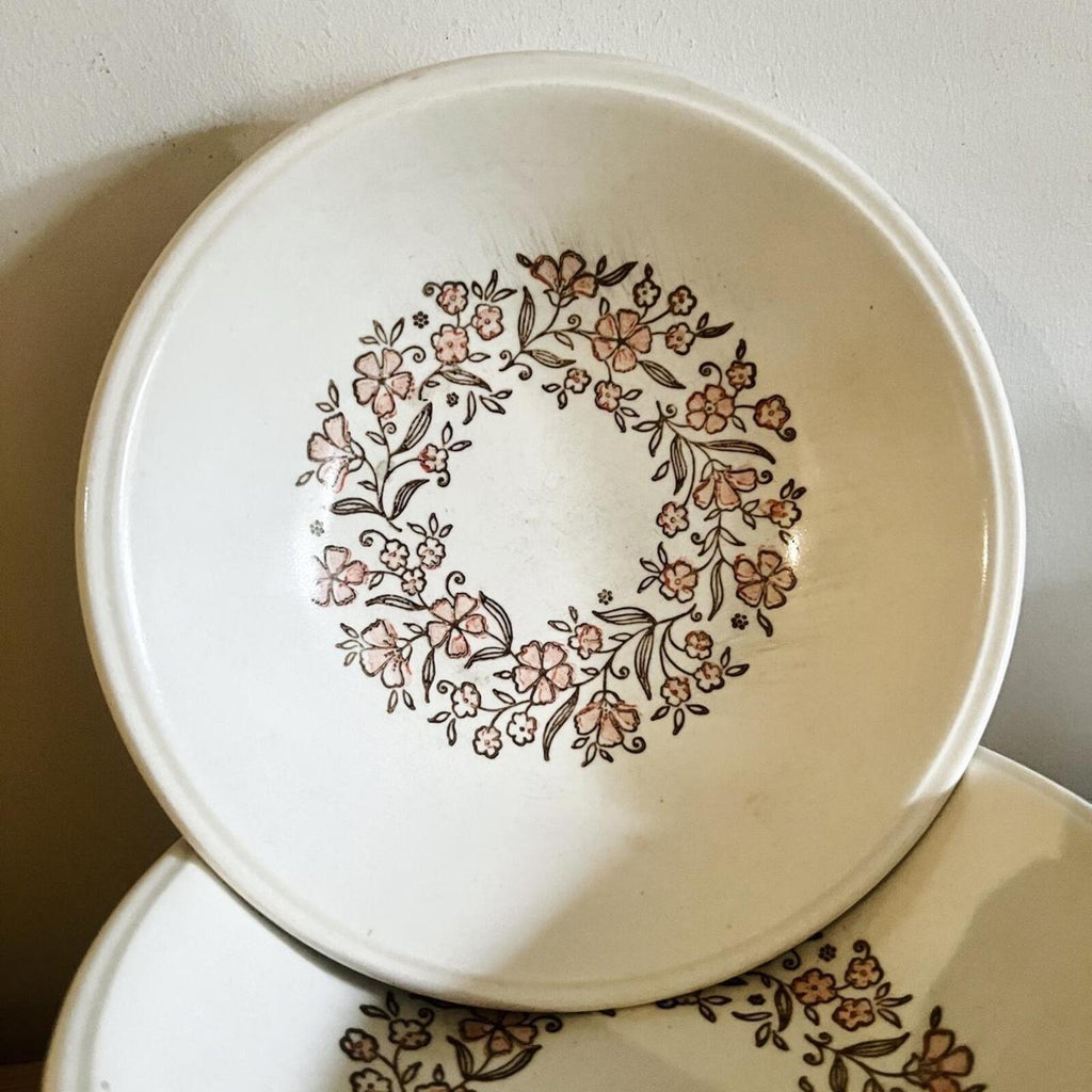 Vintage Biltons Staffordshire Floral Dessert Bowls