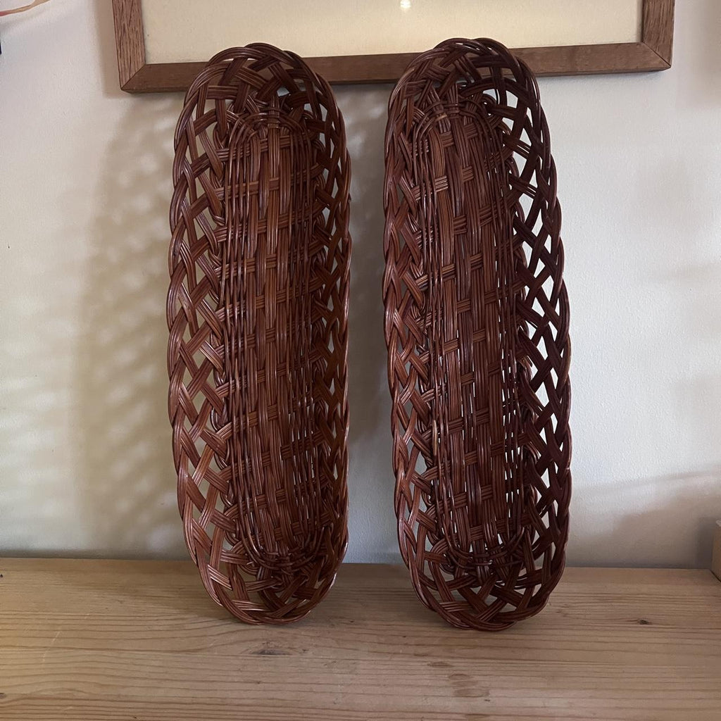 1980s Woven Bread Basket