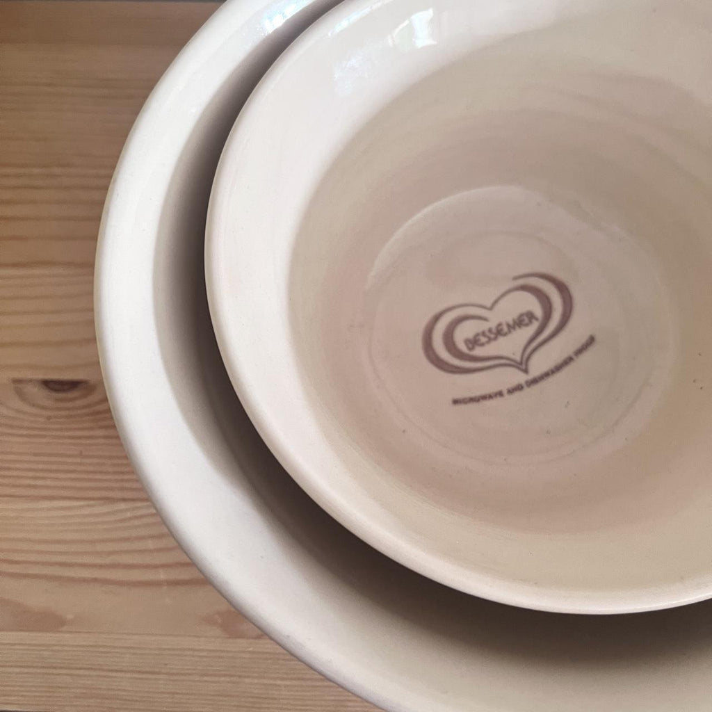 1990s Bessemer Mixing Bowls Set of 2