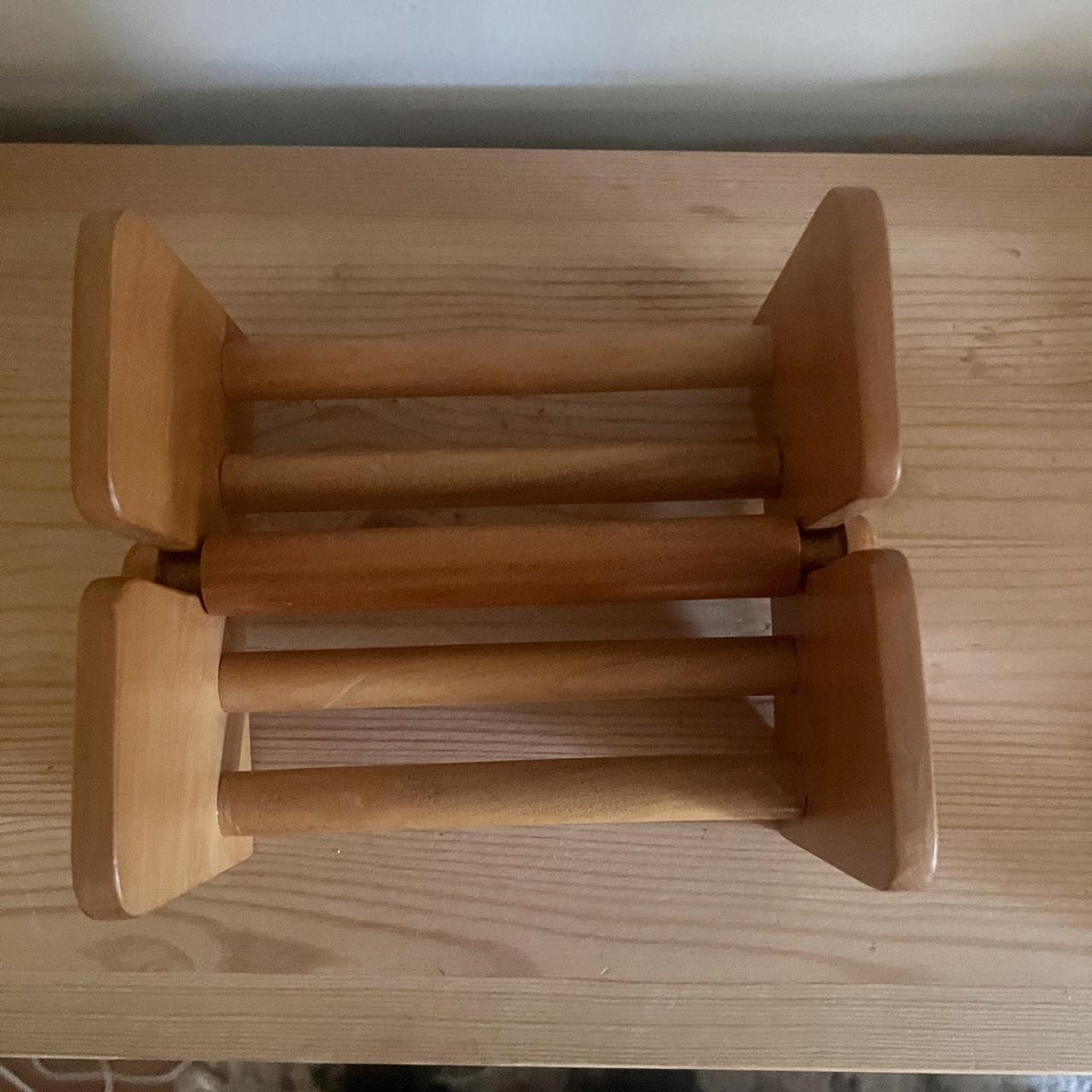 1970s Mid Century Wooden Napkin Holder
