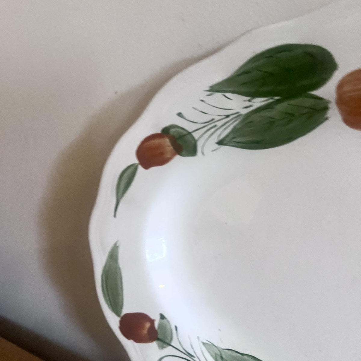 1970s Hand Painted Japanese Ironstone Platter
