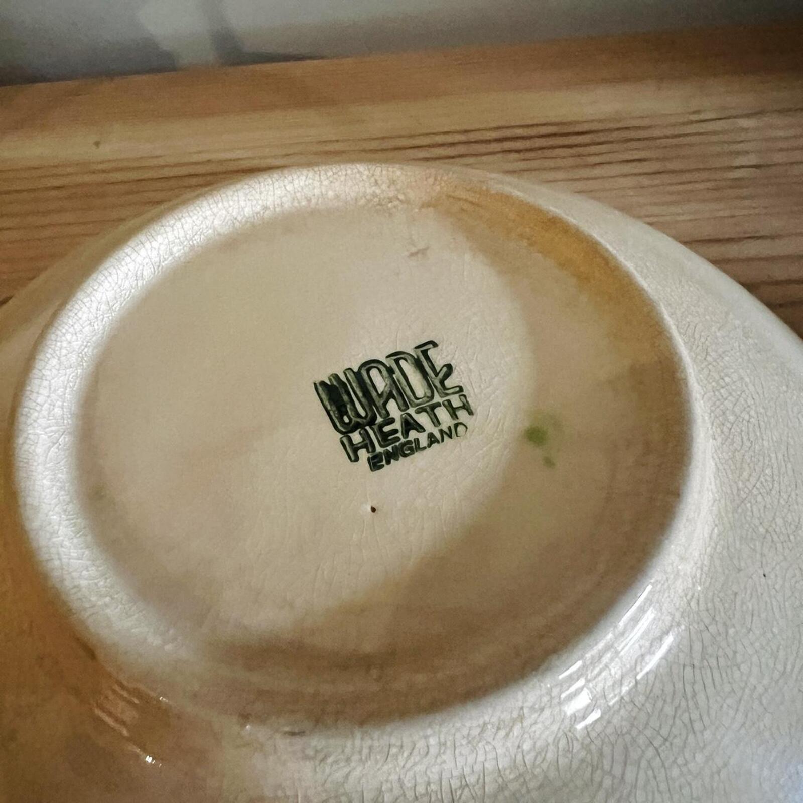 Vintage Wade Heath Floral Trinket Dish | Made in England