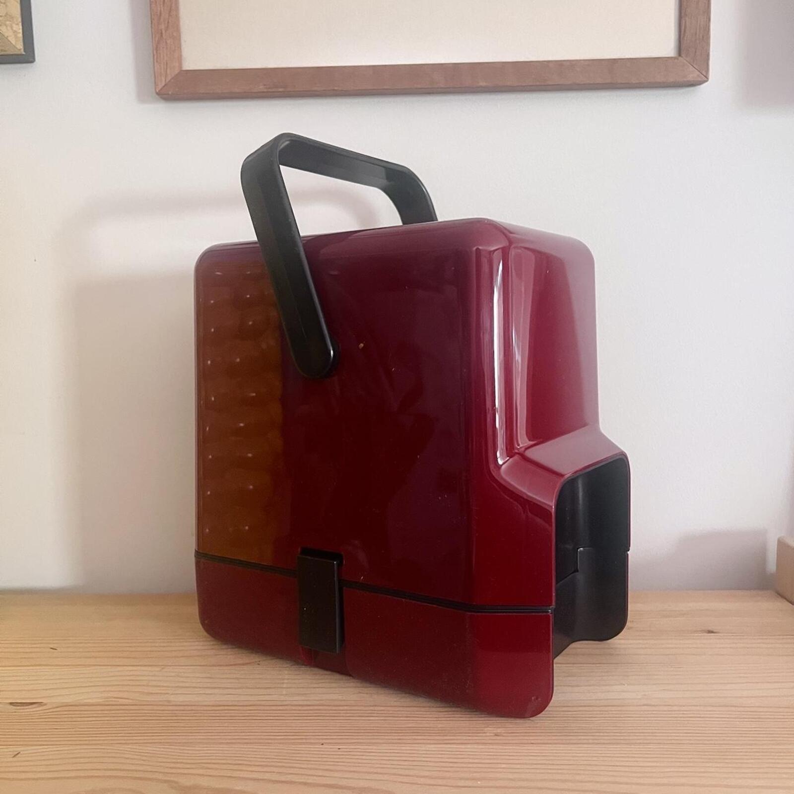 vintage décor byo wine cask cooler in burgundy 🍷