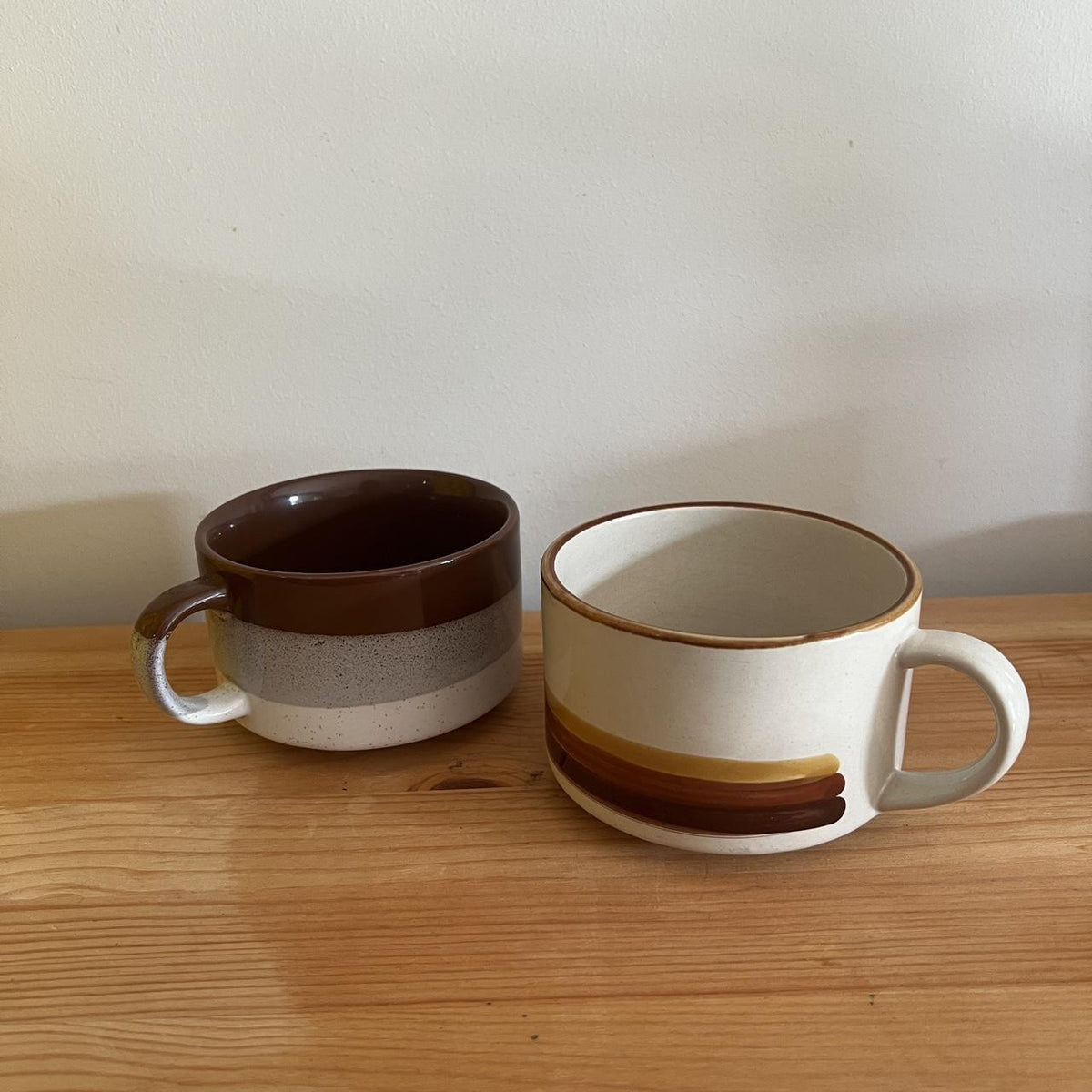 stoneware mug duo 🤎
