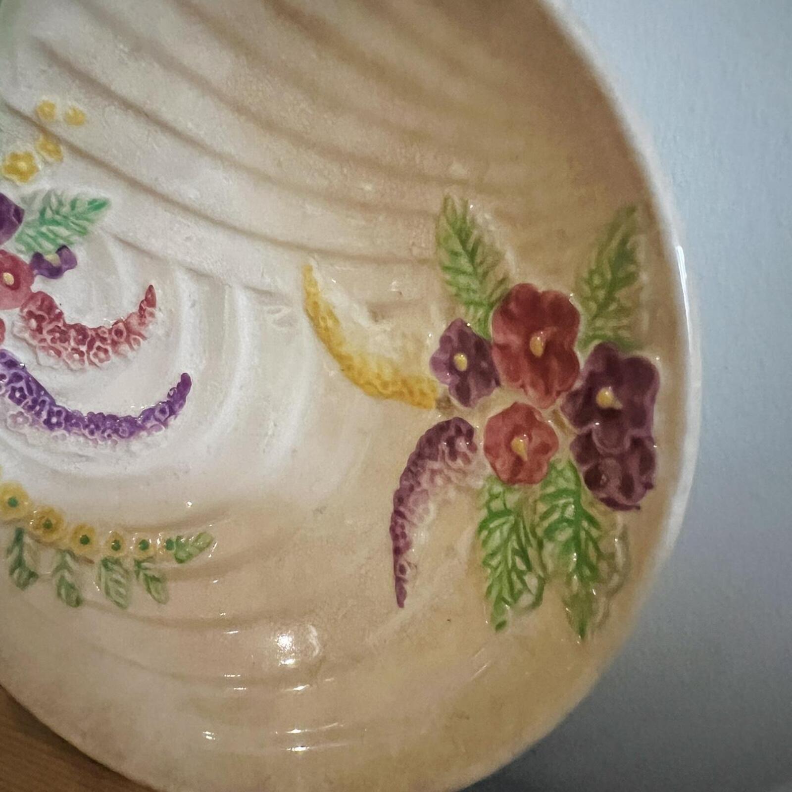 Vintage Wade Heath Floral Trinket Dish | Made in England