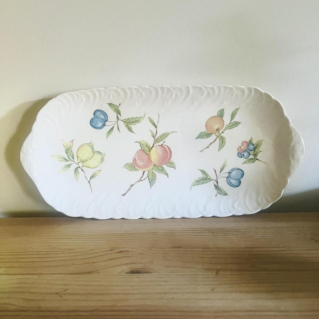 Vintage Akura Fruit Shower Serving Platter | Made in Japan