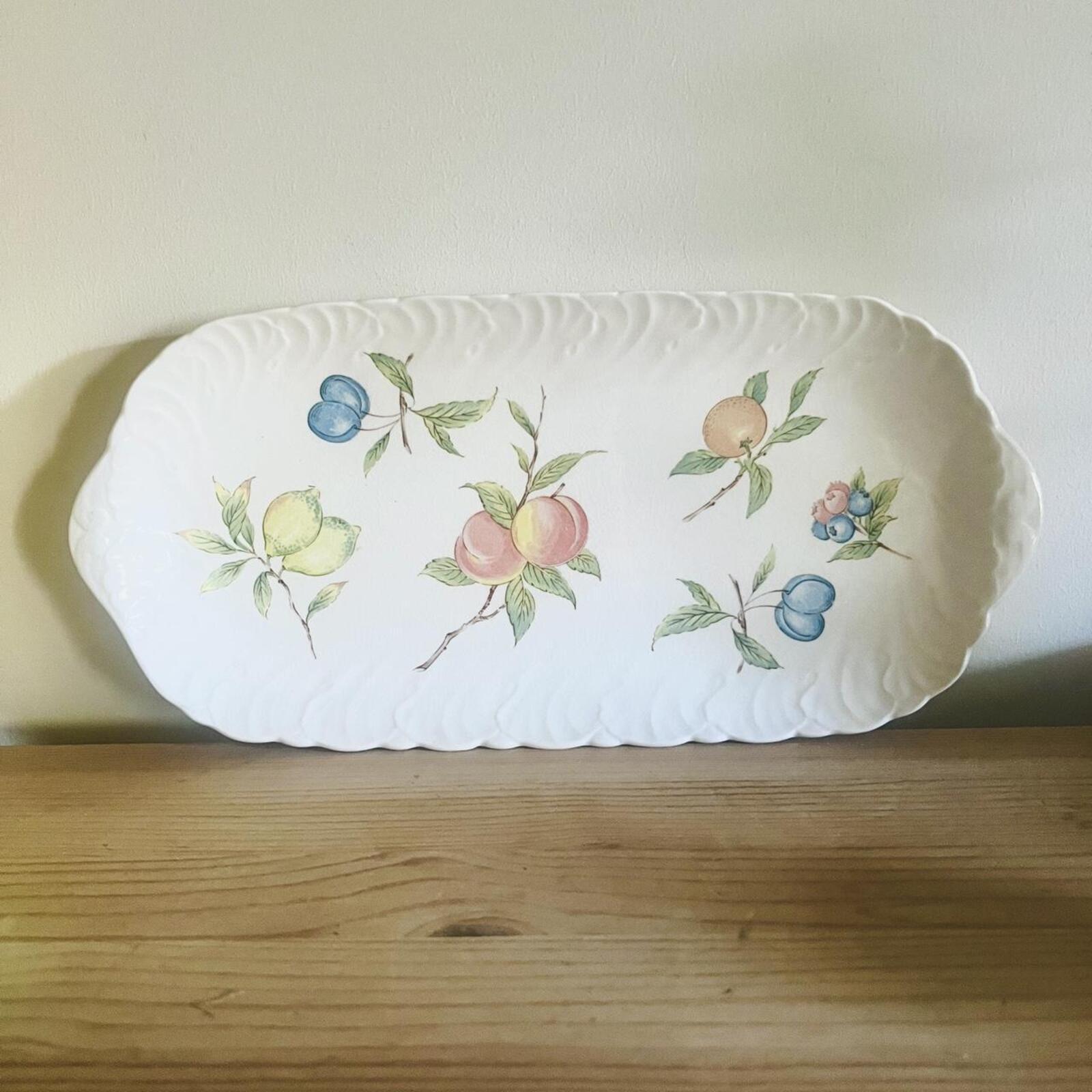 Vintage Akura Fruit Shower Serving Platter | Made in Japan