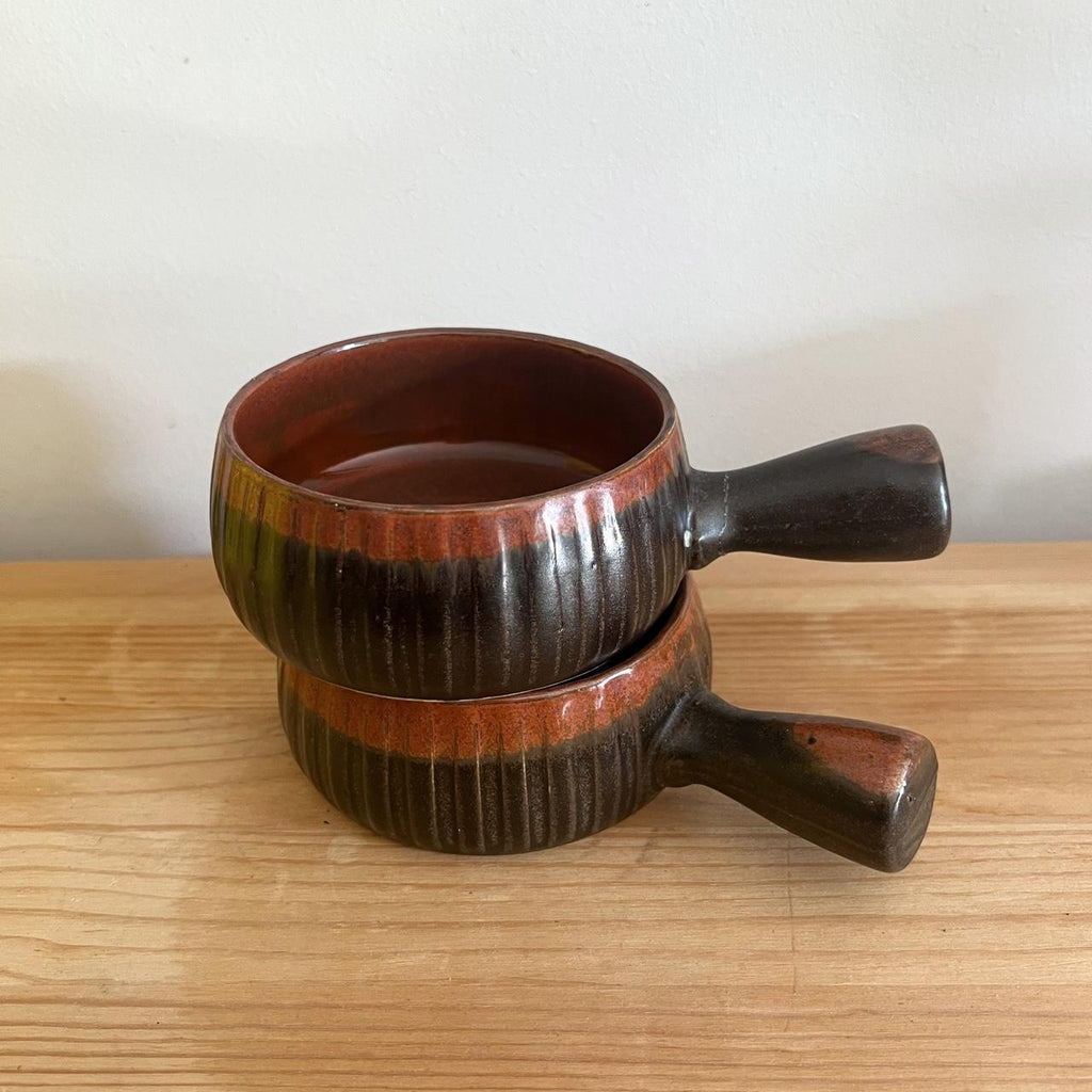 Japanese oven proof stoneware soup bowls 🍂