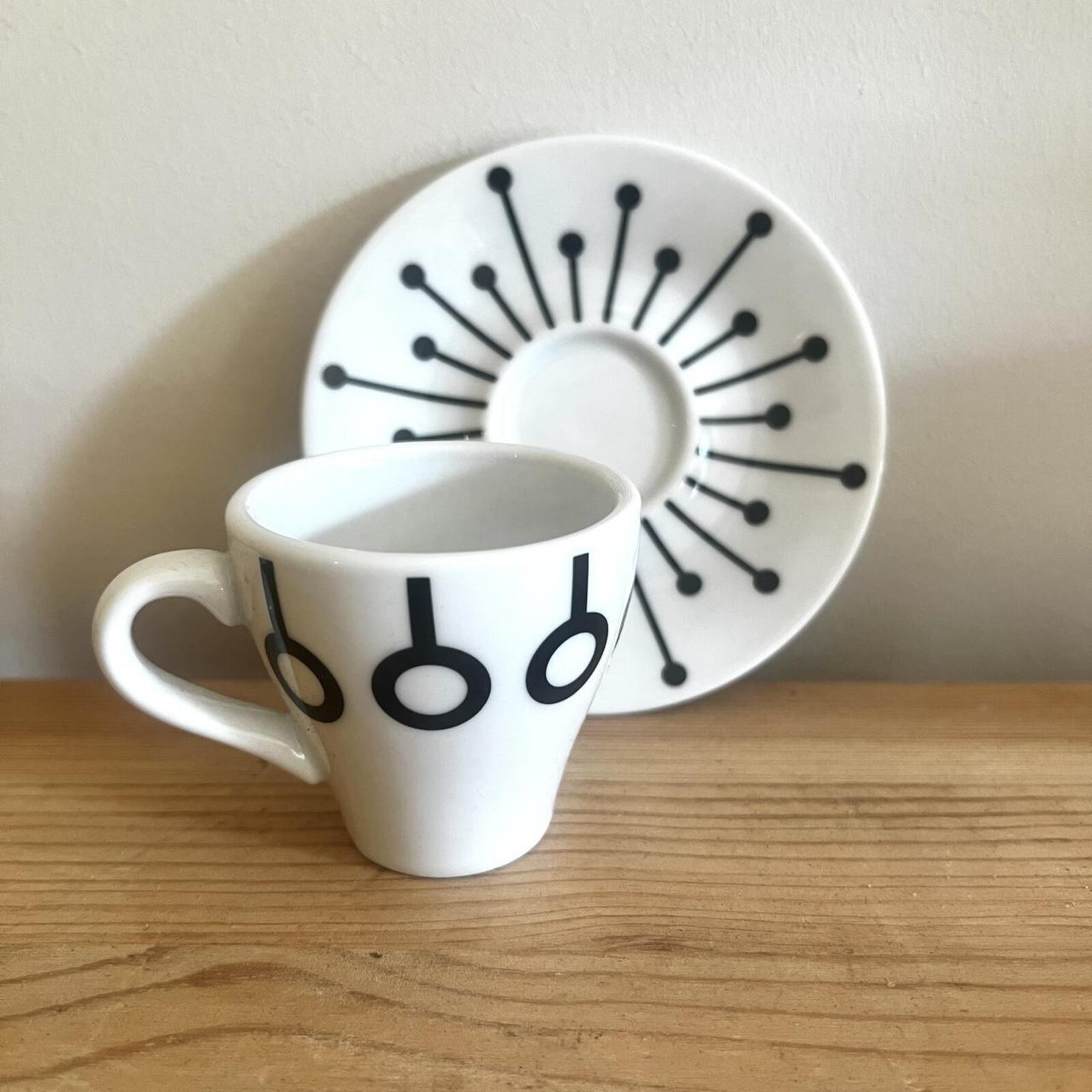 Vintage Bodum Espresso Cup & Saucer